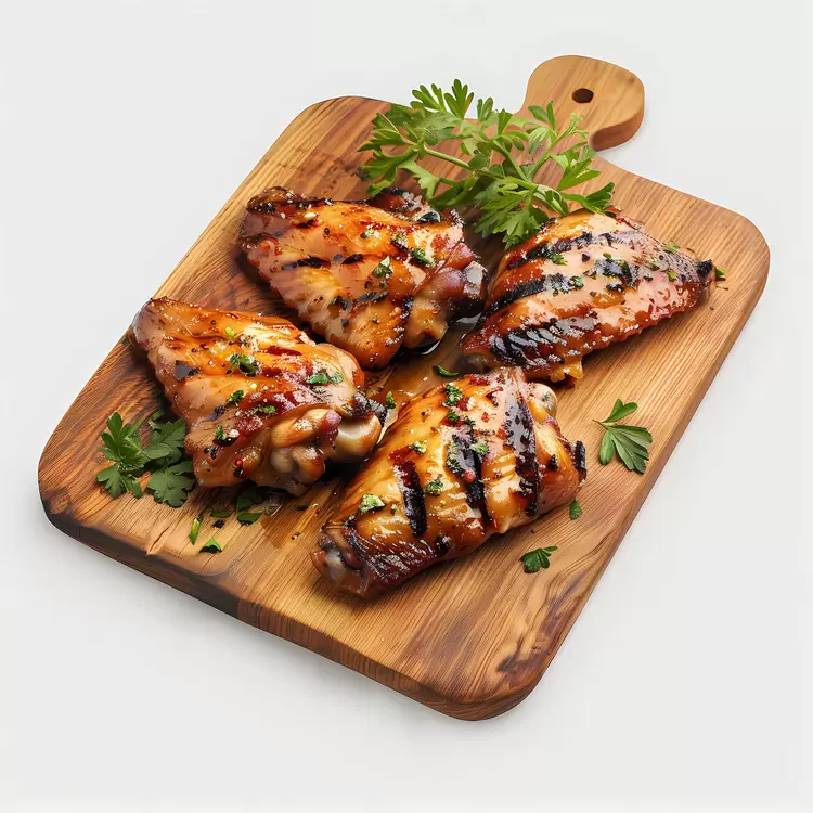 barbecue Grilled chicken wing roasted meat open flame outdoor cooking