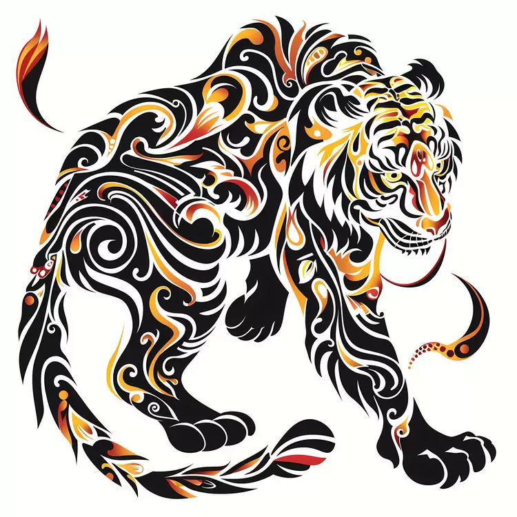 King of the Jungle Artistic Wild Nature Asian