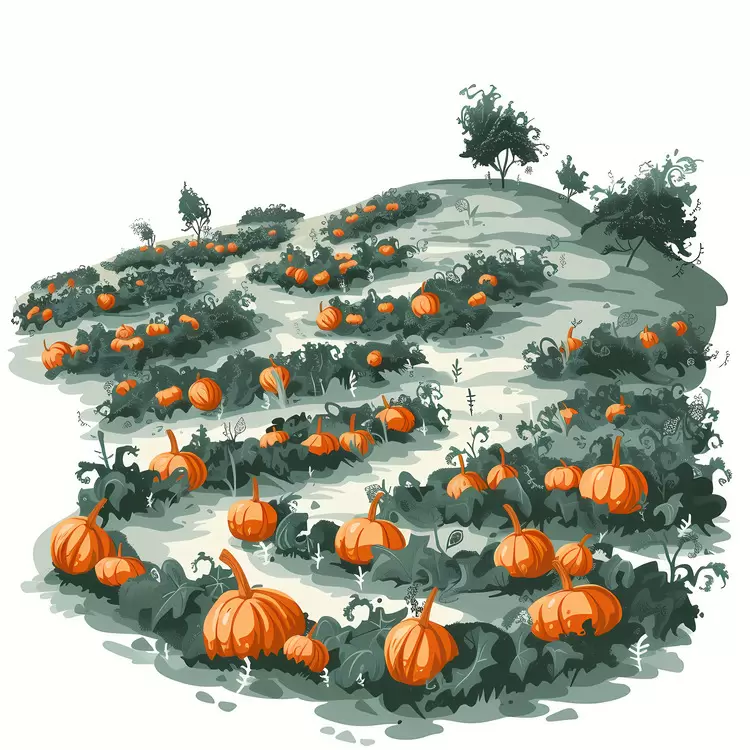 pumpkin autumn vintage style orange
