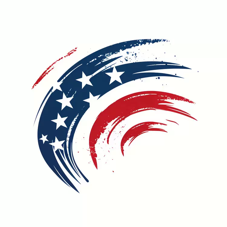 stars and stripes symbol of freedom red and blue patriotic design