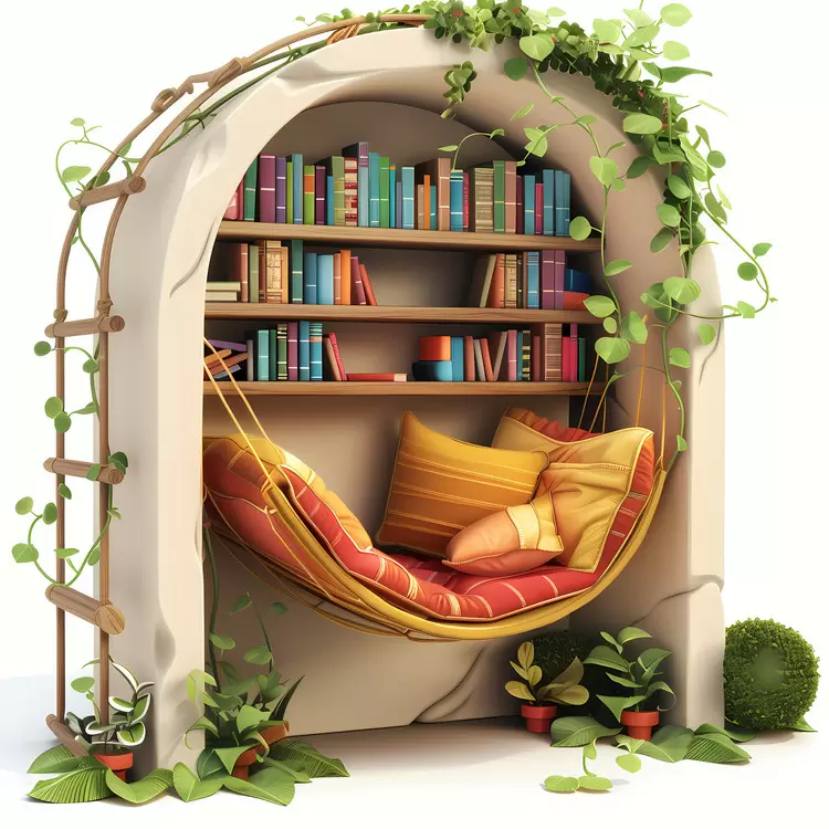 Comfortable chair Relaxing place Outdoor Bedroom Library