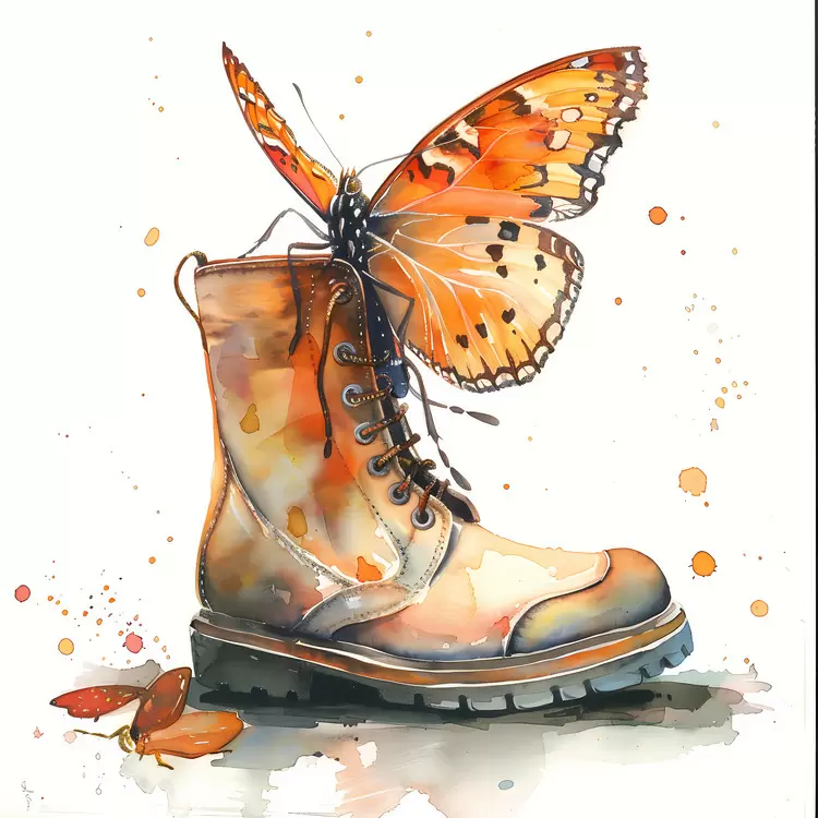 artistic artwork outdoor watercolor leather