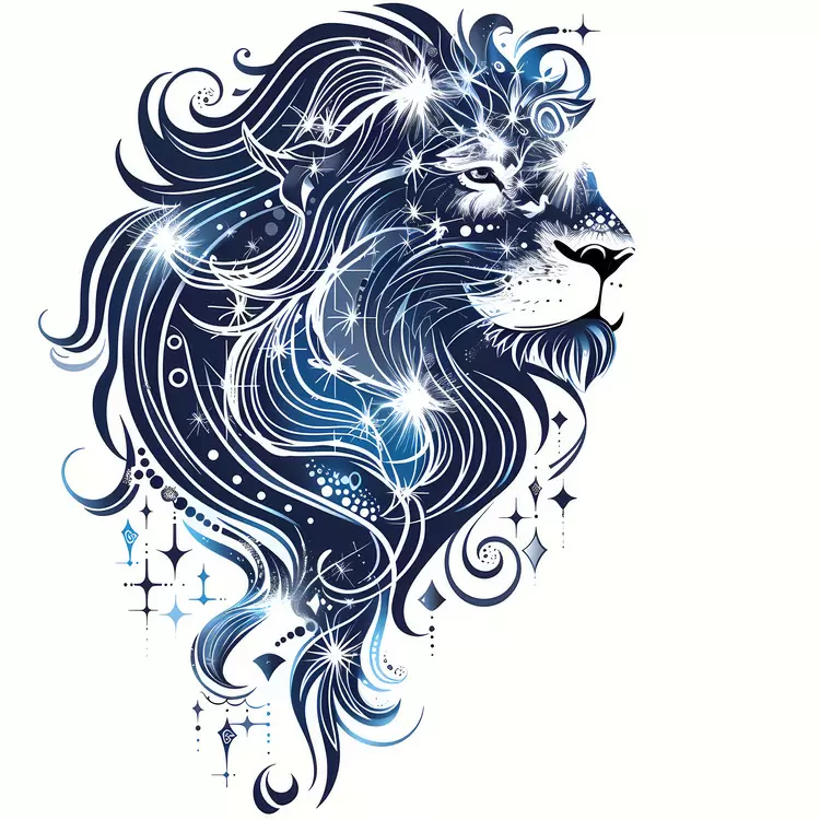 powerful lion's face regal presence fierce predator