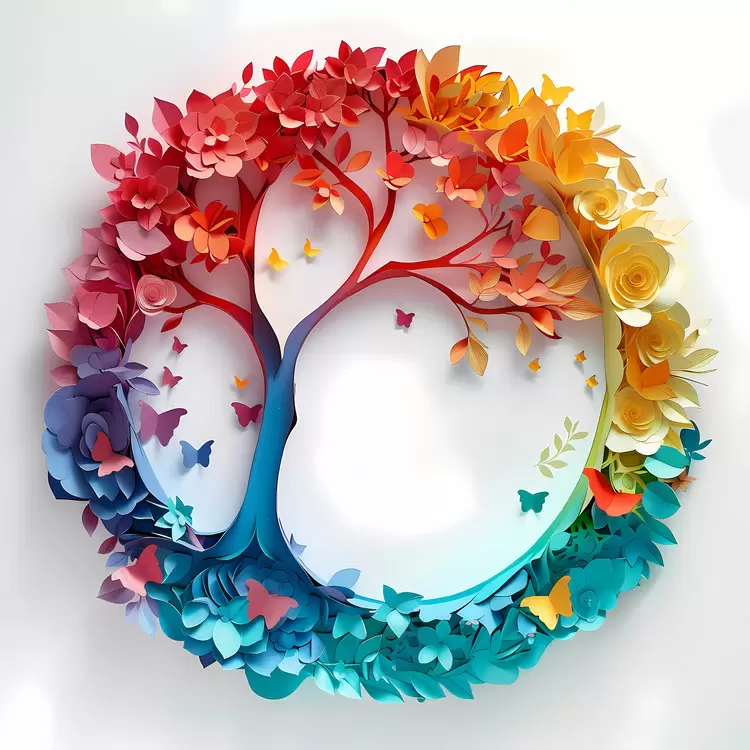 Paper craft Bold Elegant Colorful Modern