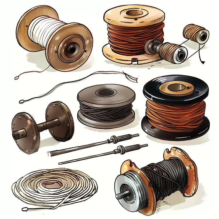 copper wire insulation string reels conductor