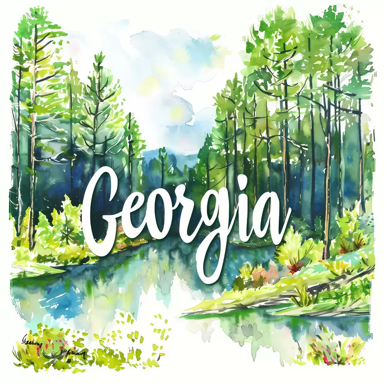 natural beauty picturesque peaceful Georgia tranquil