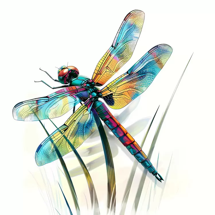 Dragonfly Aquatic insect Winged insect Translucent insect Water insect