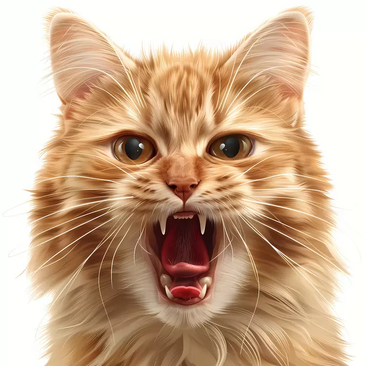 snarling cat fierce cat snarling kitten spitting cat hissing feline