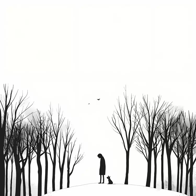 desolate contemplative sad melancholic introspective