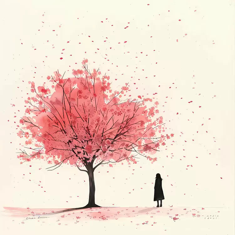 leaves autumn colorful pink sky