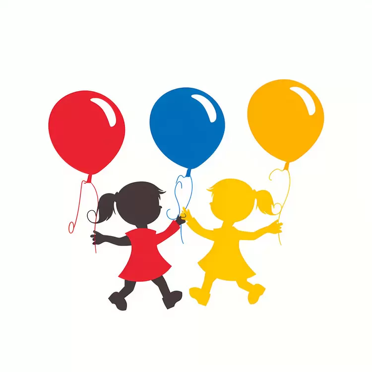 Children's hands Lively Colorful Childrens Day Celebratory