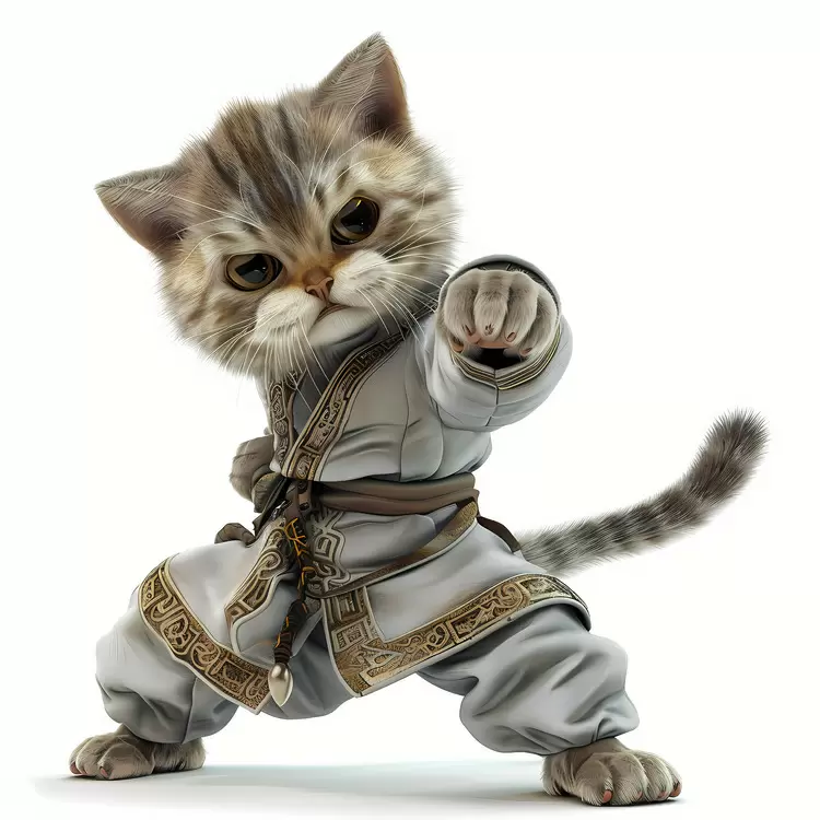 tuxedo kitty kitten karate karate kitties karate kitten cat karate