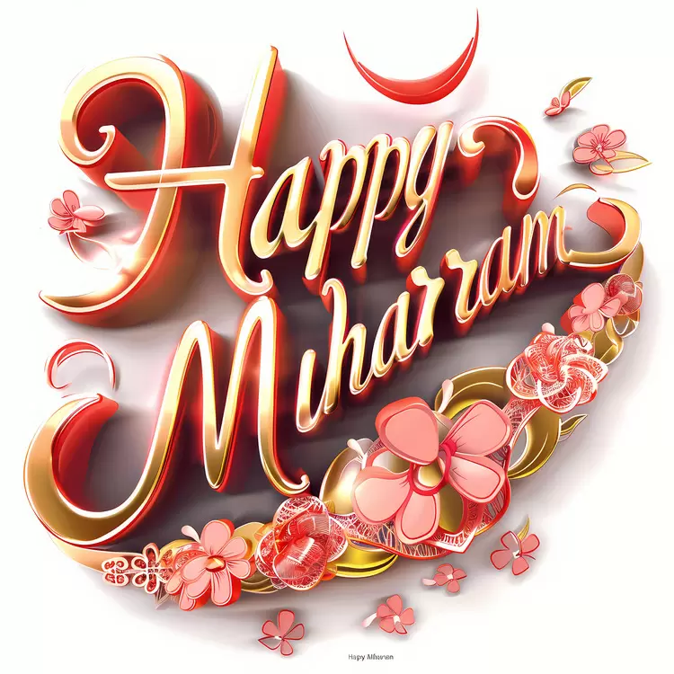 Muslim holiday Happy Muharram Mubarak text design Mubarak greeting Happy Mubarak