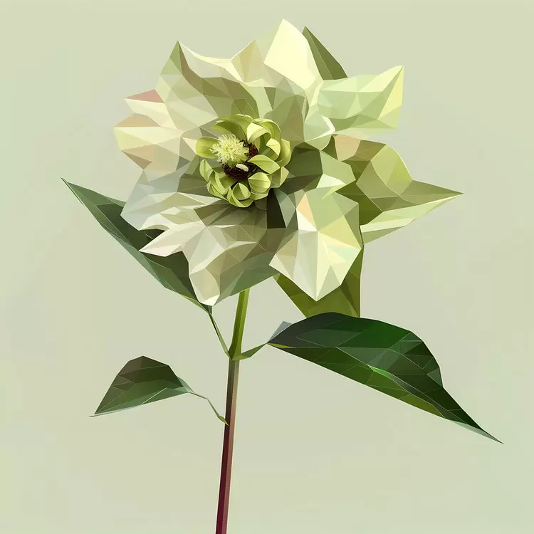 Floral Painting Realistic Artwork Plant