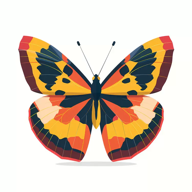 yellow orange floral insect pollinating