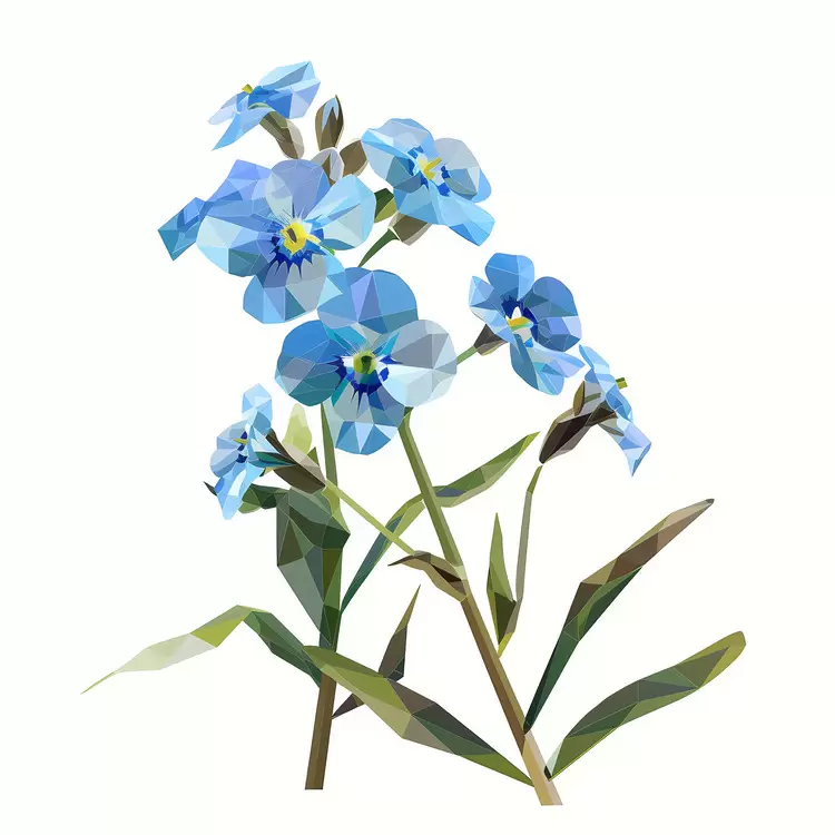 Detailed Artistic Floral Bloom Decorative
