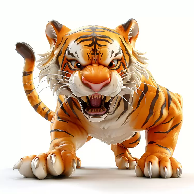 sharp teeth tiger fierce aggressive ferocious