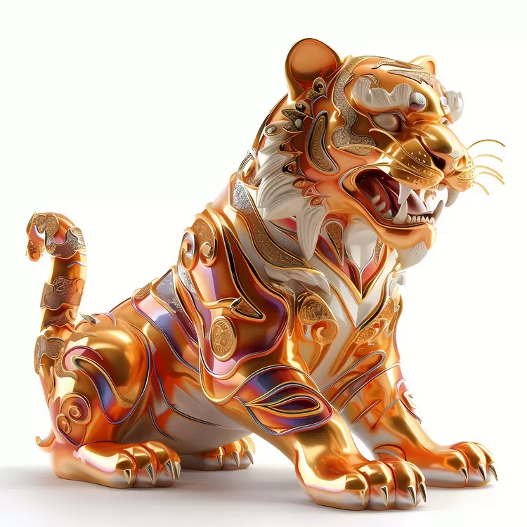 lion decorative ornate animal tiger