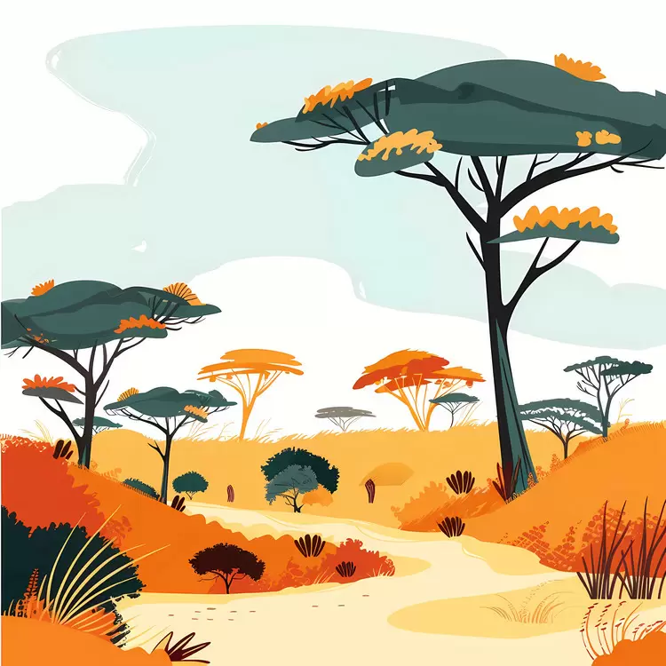 Jungle Hills Roads africa landscape