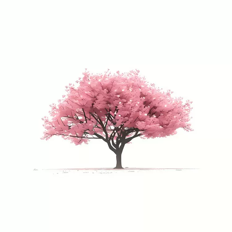 Cherry Blossom Tree pink branches pink blossoms blooming flowers
