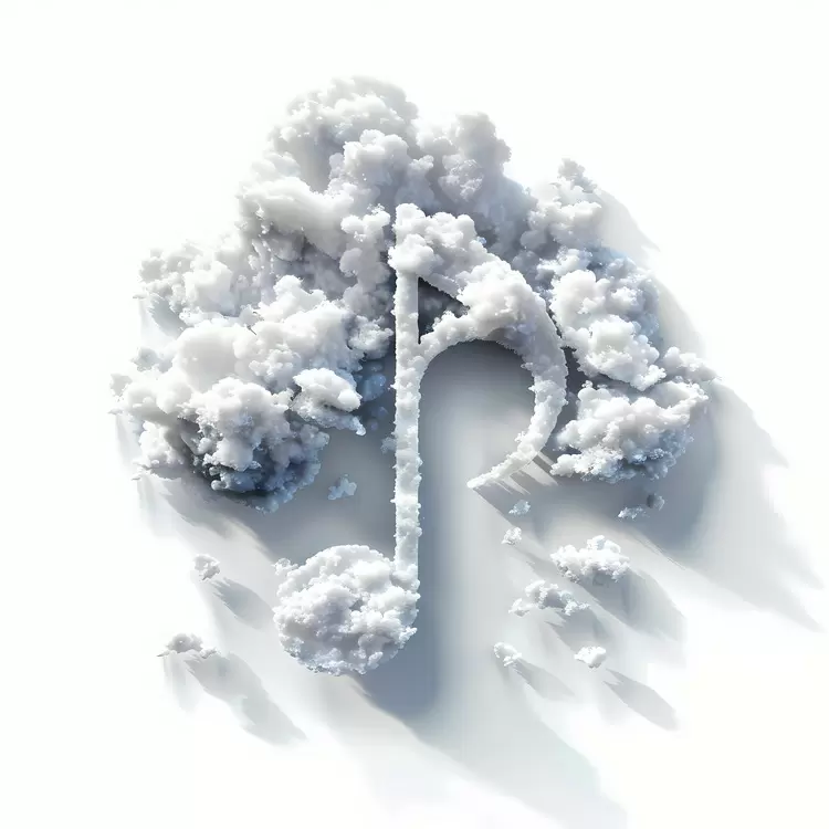 Music symbolism Clouds Musical symbol Treble clef Sign of music