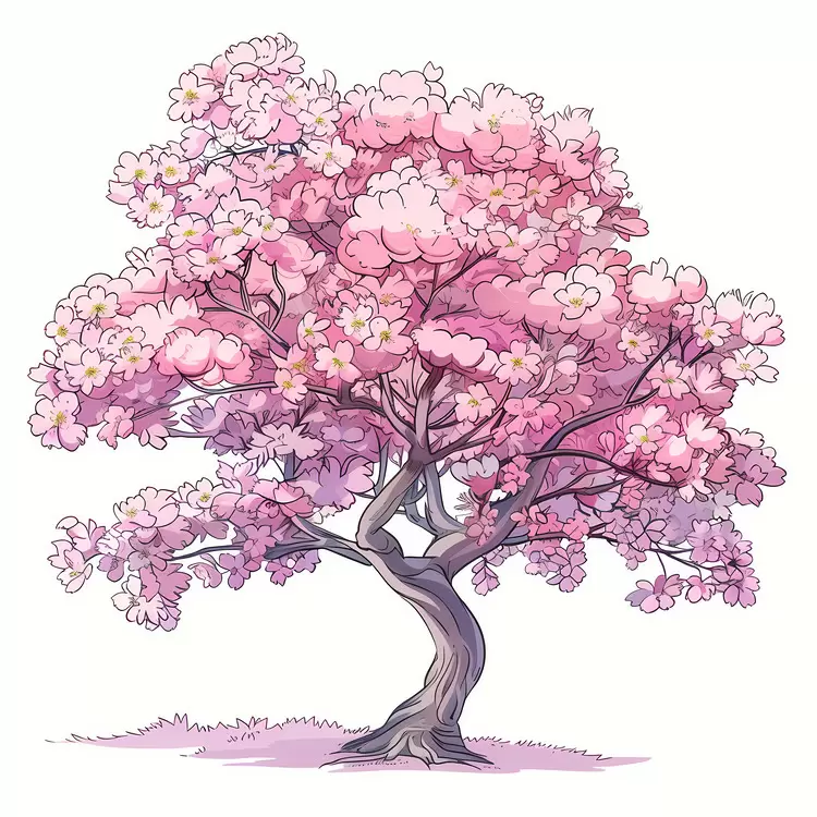 Cherry Blossom Tree pink blossoms blooming branches natural beauty delicate petals