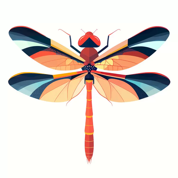 Dragonfly colors Wings Colorful Insect