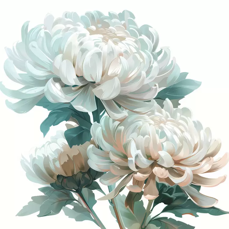 refined beauty flower garden chrysanthemum