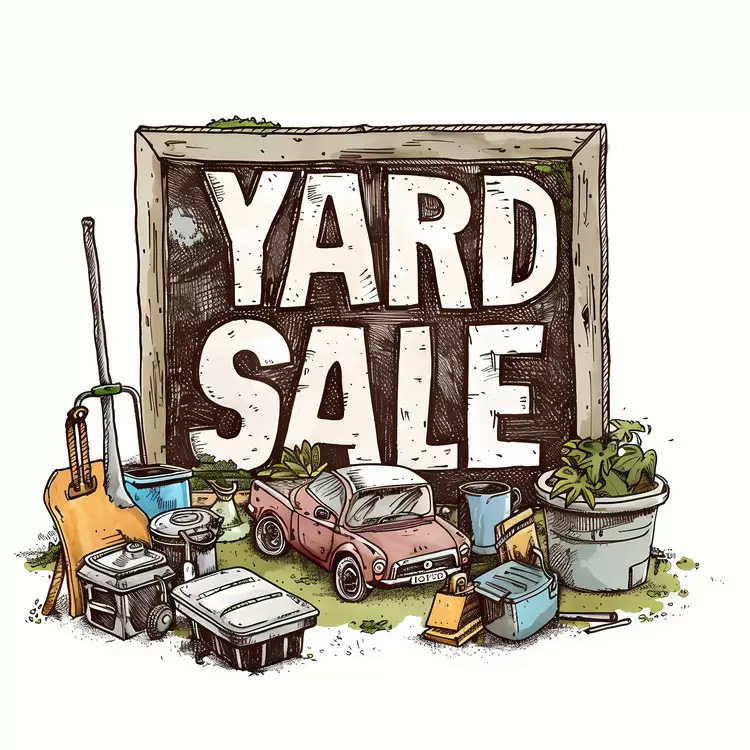 yard sales bargain sale estate sale junk sale garage sale