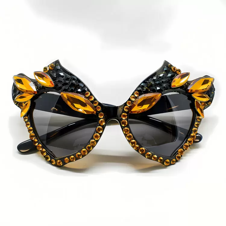 swan golden butterfly ornate floral