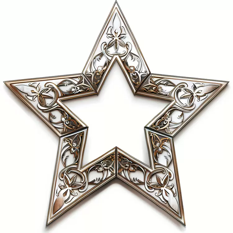 intricate star elegant impressive unique