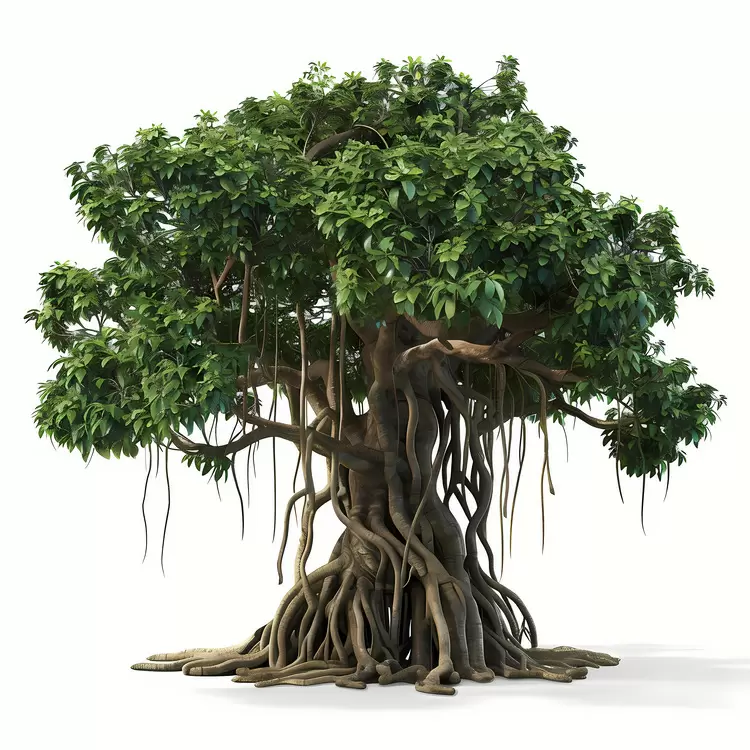 Root system Tree Fruiting Green leaves tropical swamp