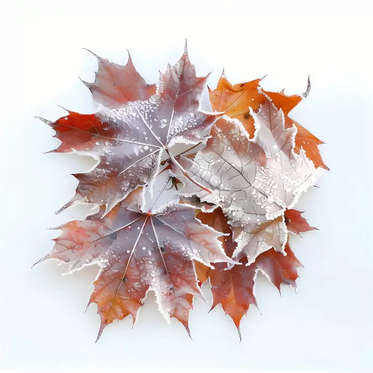 nature icy foliage natural Frozen