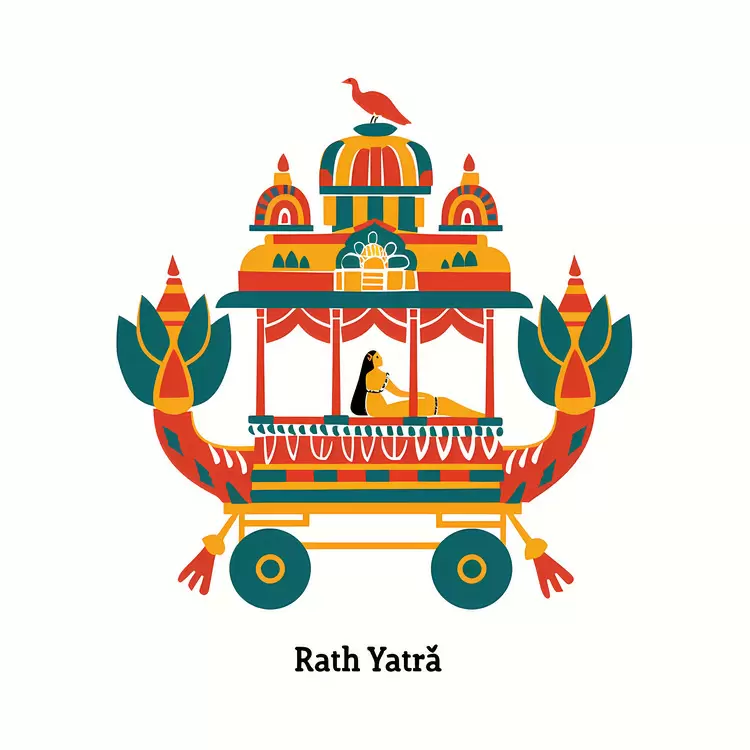 traditional religion india Rath Yatra colorful