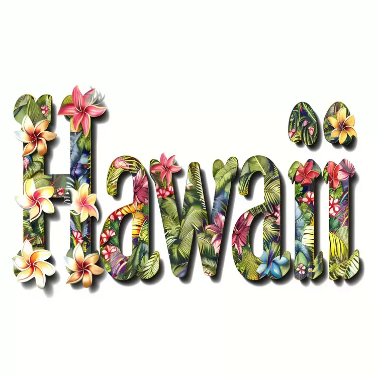 Hawaiian island greenery paradise