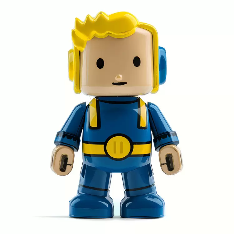 Plastic vault boy Collectable Action figure Character