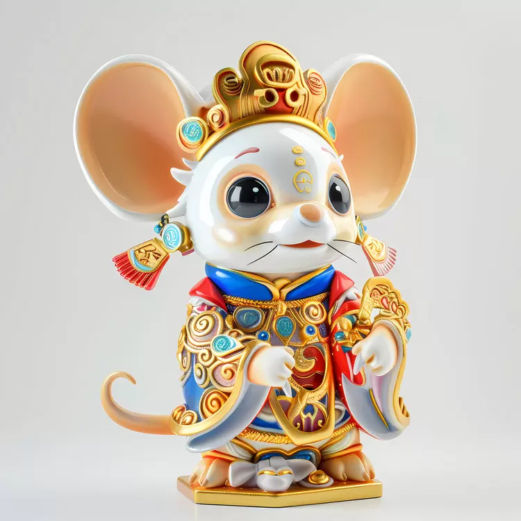 lucky charms rat year of the mouse red envelope chinese new year mascot zodiac mouse
