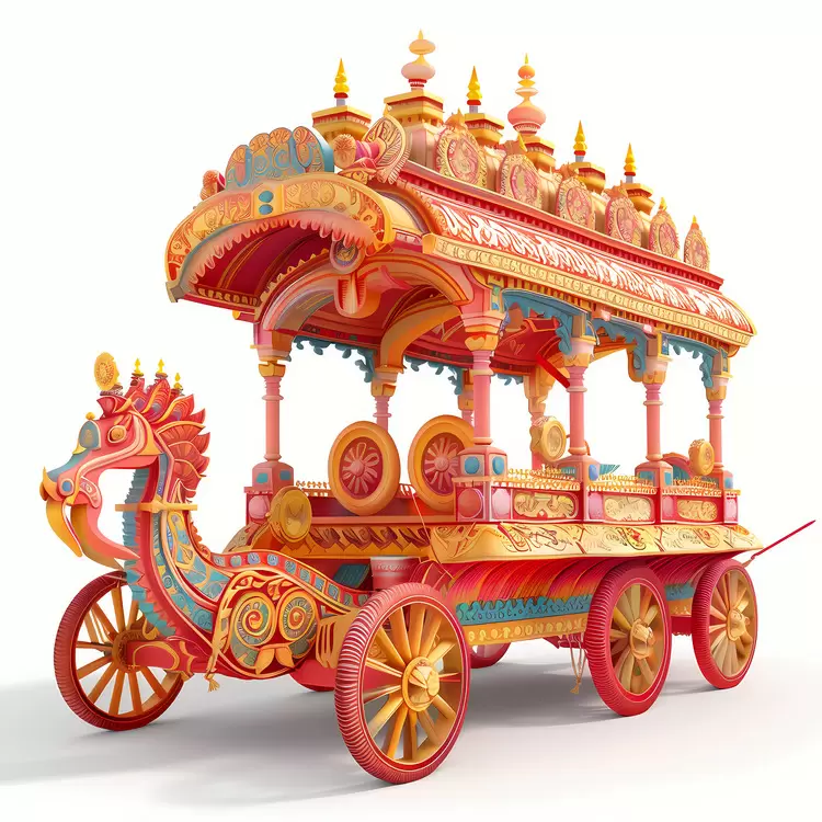 If so Cart Golden Luxurious Decorative