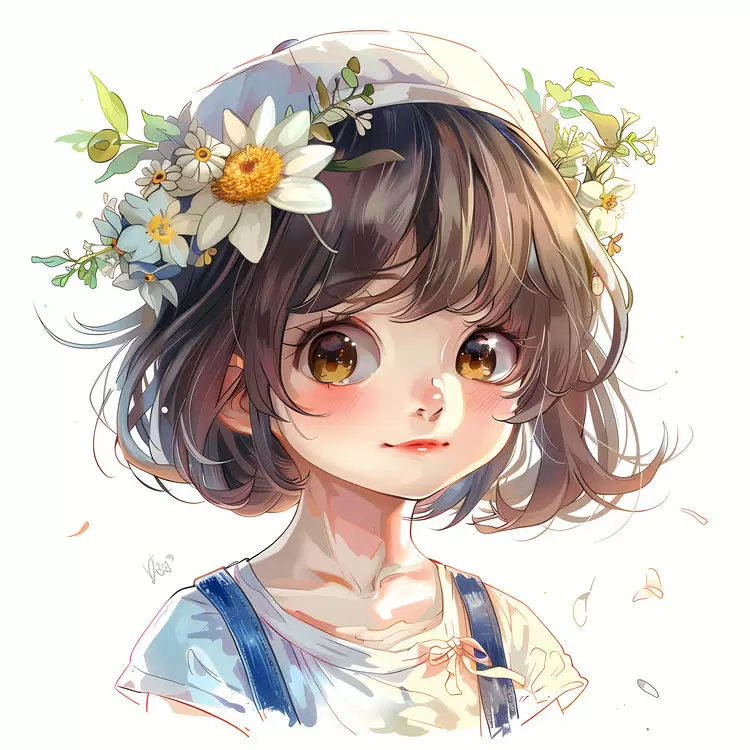white dress Childrens Day innocent cute youthful