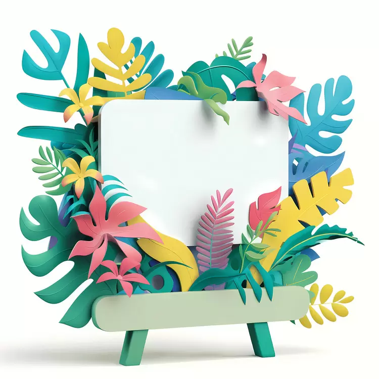 Paper Cutting Abstract wood board Creative 3D Art