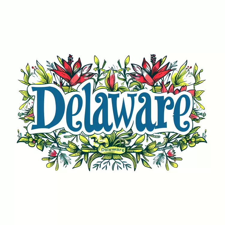 delaware state art flower