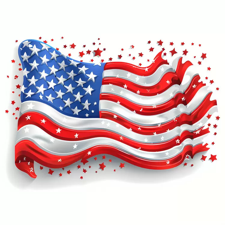 Patriotic Flag 4th Of July Red Celebration