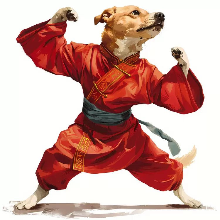 fist animal martial arts dog gesture