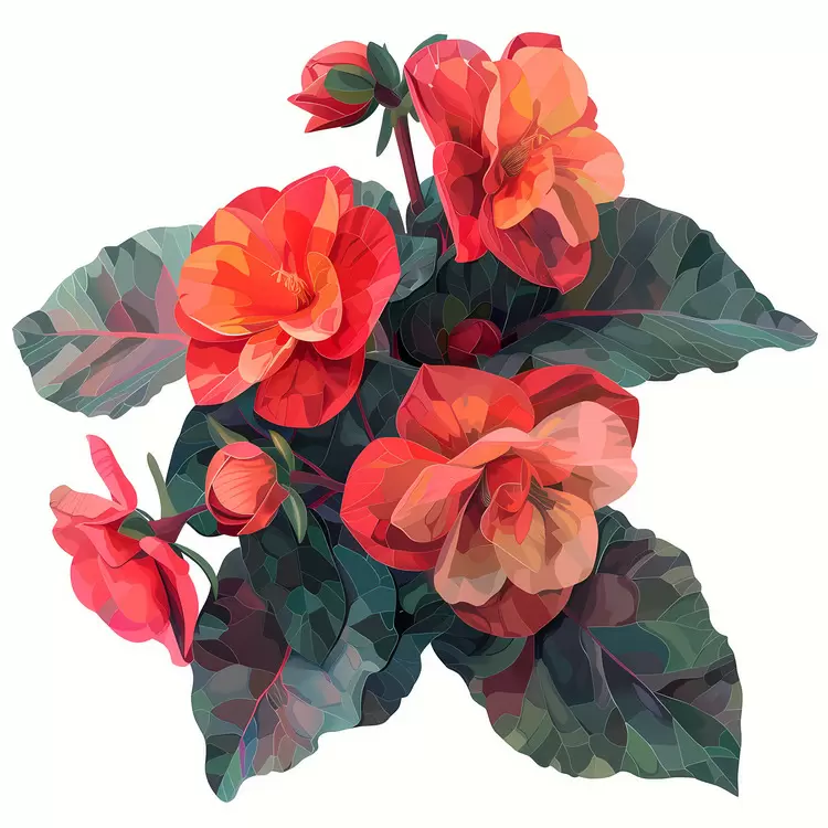texture floral vintage minimalism red