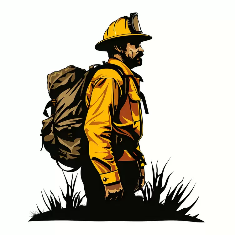 Black and white Wildland firefighter Tall Uniform