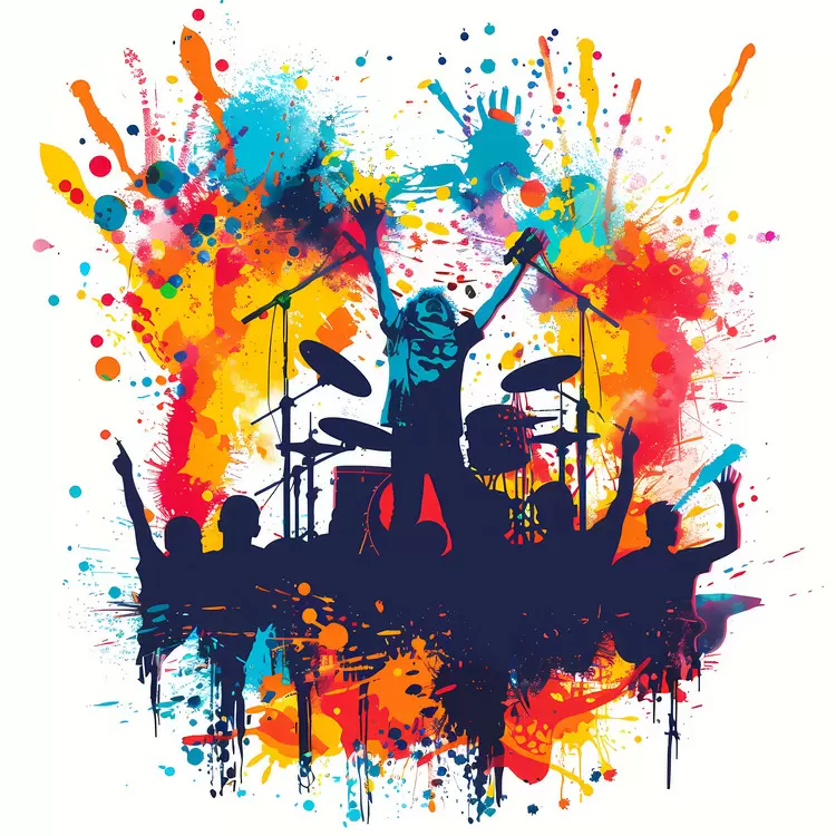 Musician Exciting Artistic Colorful Dynamic
