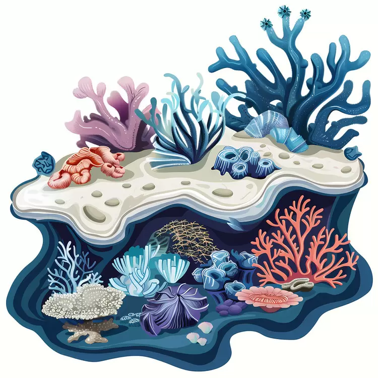 Underwater Sea life Ocean Plants Fish