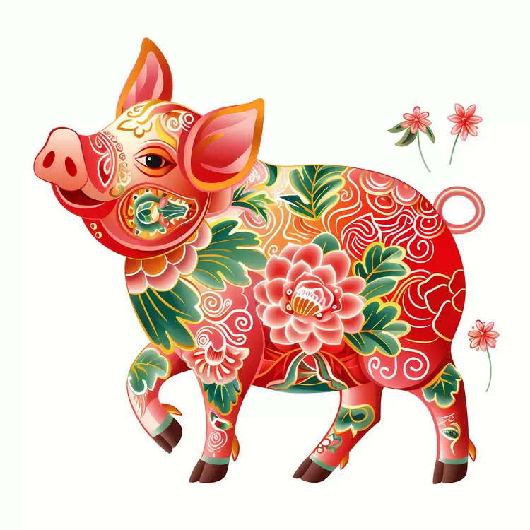Flowers Animals Art 2019 Happy New Year
