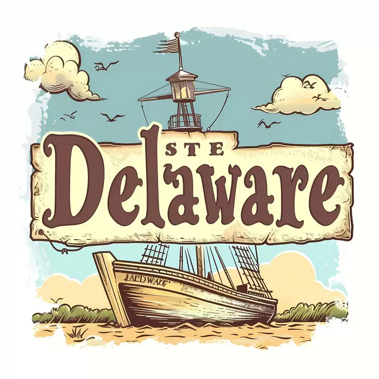 seascape sailing Delaware retro travel