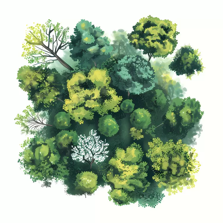 nature forest bushy Green Tree